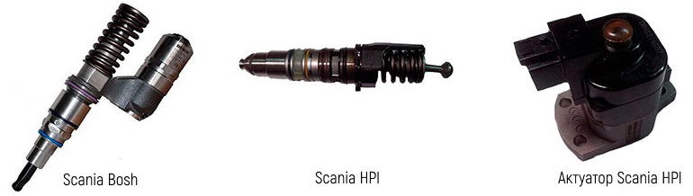 Насос форсунки Scania. Цены на ремонт и диагностику Scania HPI, PDE